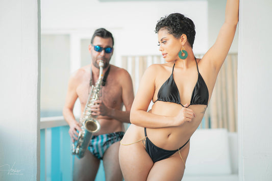 Discover Glamour: Lavish Looks by Laulau's Unforgettable Saxy Swimwear Shoot