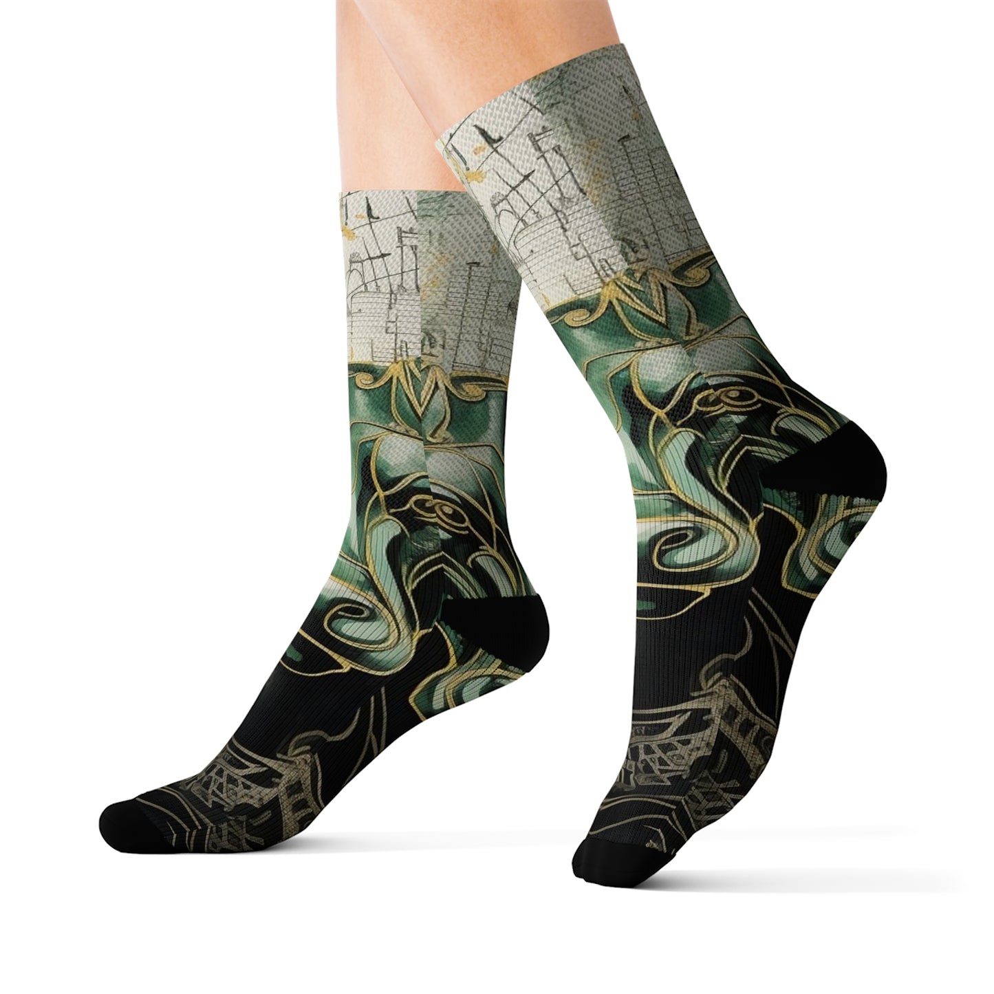 Bull Market Green Socks