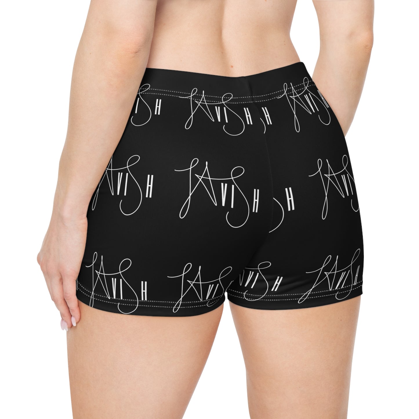 Lavish Logo Black Women's Shorts