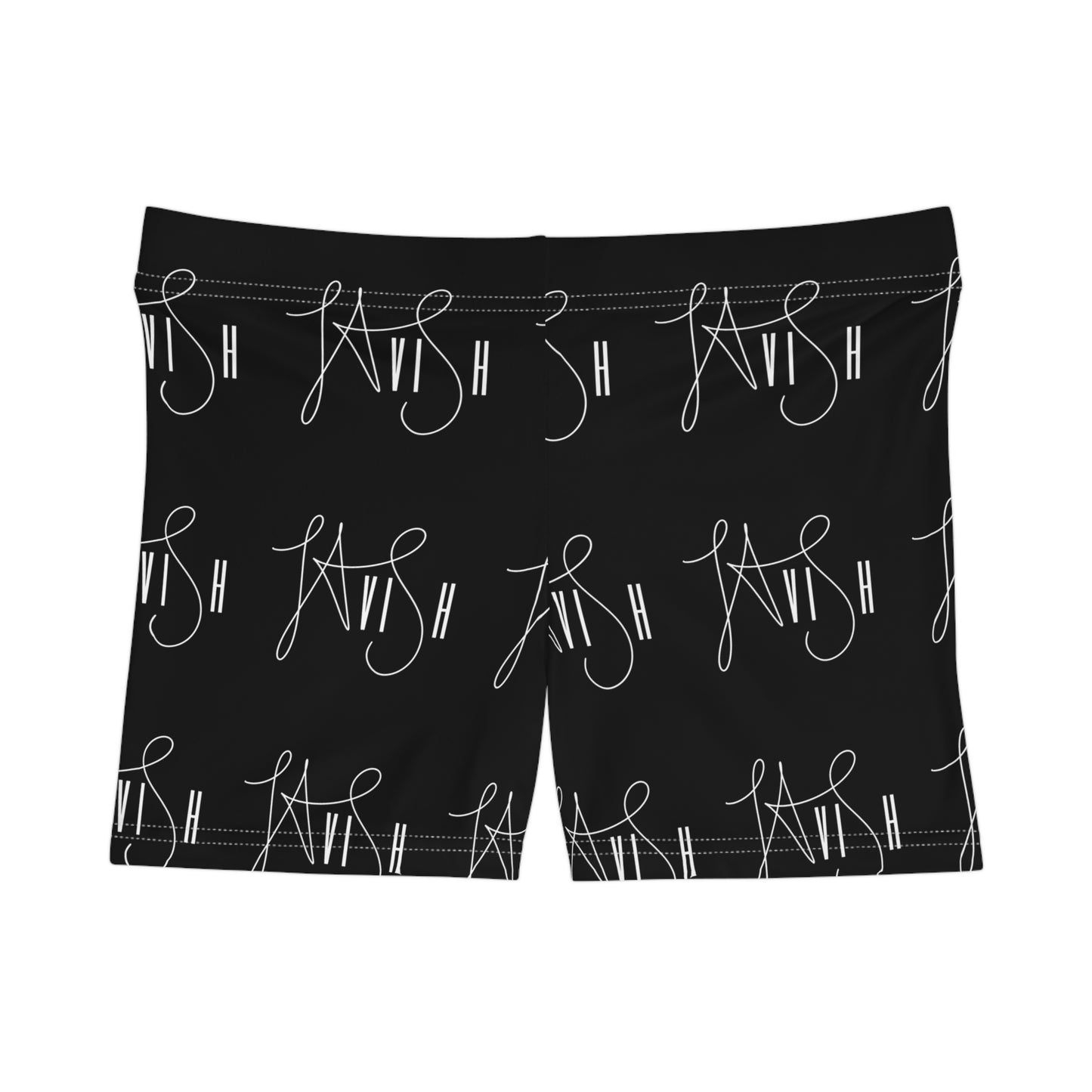 Lavish Logo Black Women's Shorts