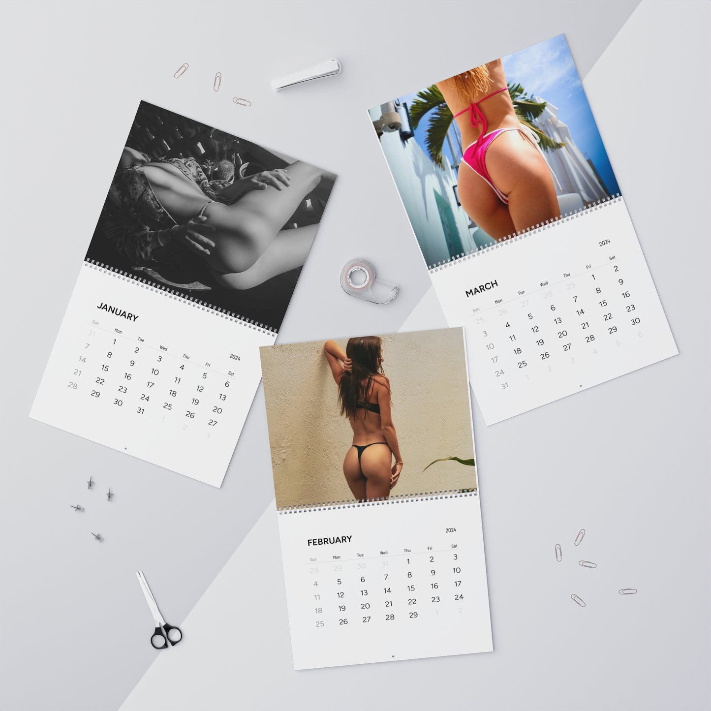 “A Lavish Bootyful Year” Wall Calendar (2024)