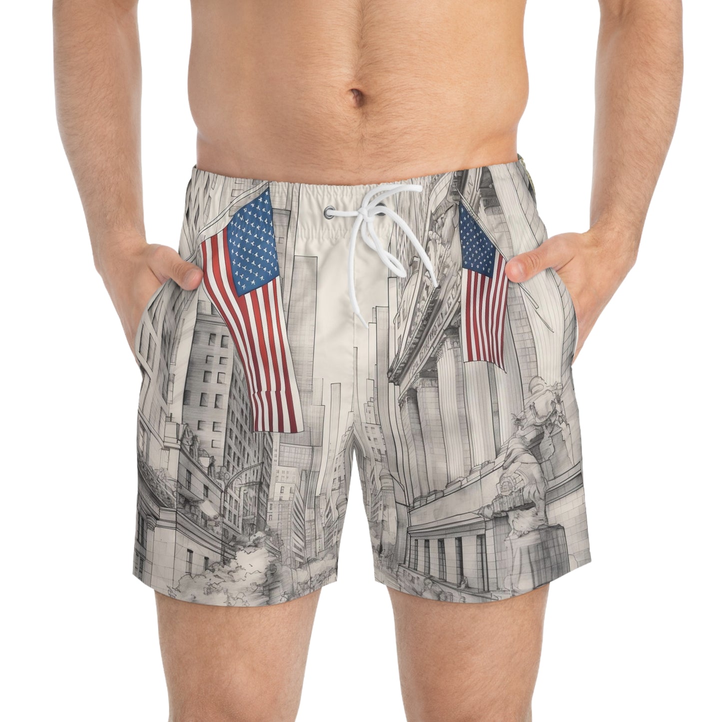 New York Bull Run Swim Trunks